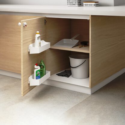 2pcs serrure magnétique serrure de sécurité invisible serrure enfant pour armoires portes et tiroirs (2 serrures + 1 clé magnétique) 8932920. Serrure magnétique REVALOC en métal et plastique, blanc, pour mobilier de bureau, mobilier de bureau médical, por – Image 4