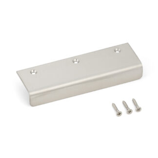 Poignée d’angle en acier inoxydable massif de haute qualité en acier inoxydable, satiné mat, 120 mm (4.8 ») SN-120S. Poignée de meubles SN-120S pour bateau, yacht, cuisine en acier inoxydable, hôtel de plage, cabinet médical, armoire de cuisine, tiro