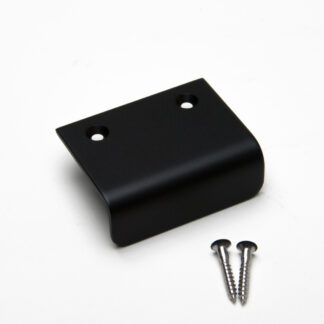 Poignée d’angle en acier inoxydable solide de haute qualité, noir, 50 mm (2 ») SN-50BL. Poignée de meubles SN-50BL pour bateau, yacht, cuisine en acier inoxydable, hôtel de plage, cabinet médical, armoire de cuisine, armoire de salon, par Sugatsune /