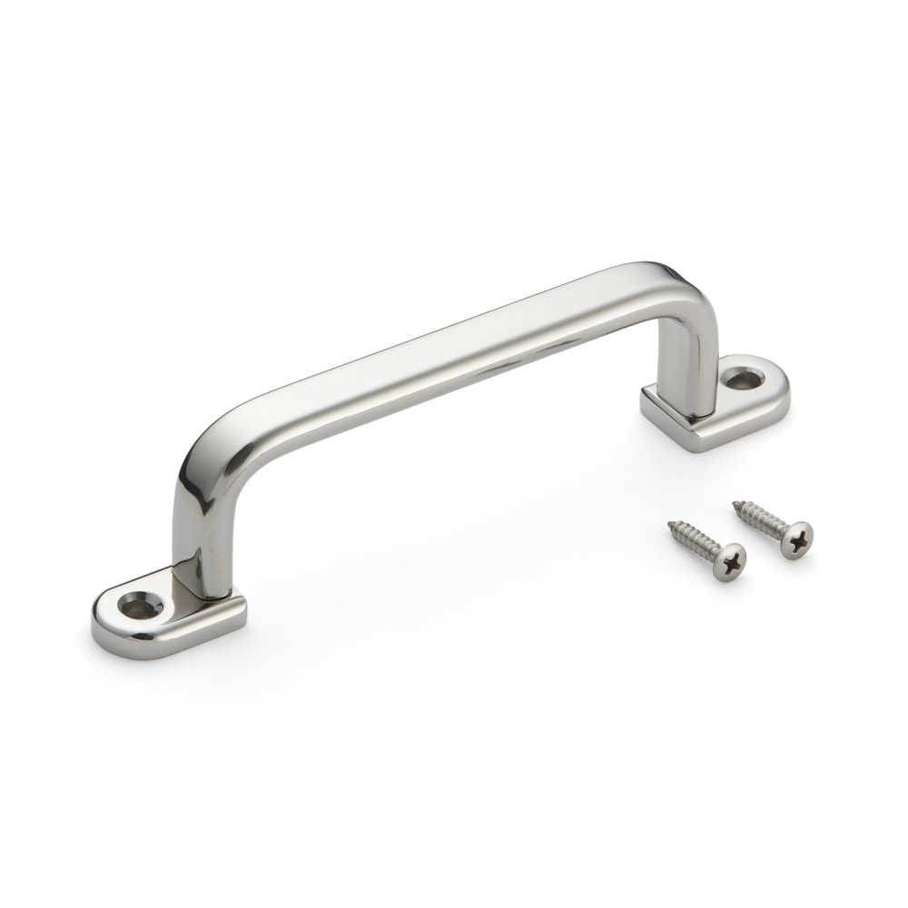 Poignée de meubles en acier inoxydable massif de haute qualité en SUS304 (V2A), 160 mm (6.3 ») EC-Y-160. Poignée de porte en acier inoxydable EC-Y-160 en SUS304 (V2A) pour bateau, yacht, cuisine en acier inoxydable, hôtel de plage, cabinet médical, m