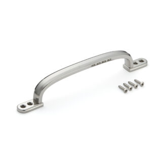 Poignée de meuble en acier inoxydable massif de haute qualité en SUS304 (V2A) avec montage à quatre points, 238 mm (9,4 ») XL-CUY240TT. Poignée de porte en acier inoxydable XL-CUY240TT en SUS304 (V2A) avec quatre trous de montage pour bateau, yacht, 