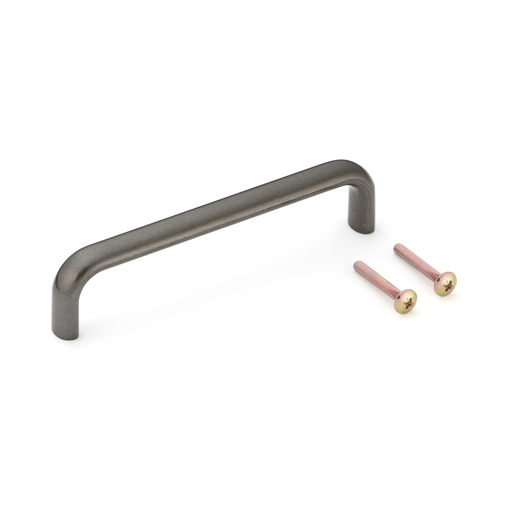 Poignée de meuble solide de haute qualité en alliage d’aluminium durable, marron, satiné mat, 128 mm (5.1 ») KK-H130SBR. Poignée KK-H130SBR pour armoire de cuisine, armoire de salon, mobilier de bureau, meubles de chambre à coucher, par Sugatsune / L