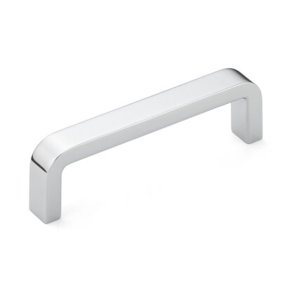 Poignée de meuble en alliage de zinc solide (ZDC) de haute qualité, chromée, 130 mm (5,2 ») AKH-130. Poignée d’armoire en alliage de zinc (ZDC) AKH-130 pour armoire de cuisine, armoire de salon, meubles de chambre, meubles de bureau, par Sugatsune /