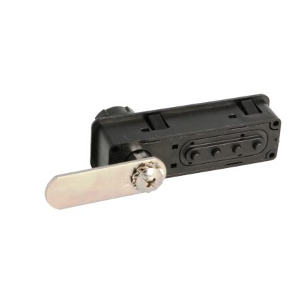 Serrure à combinaison de meubles en métal et en plastique avec fonction poignée, GAUCHE, 77 mm (3.1 ») 14.08.241. Serrure à combinaison de meubles robustes en métal et en plastique, noir mat, pour armoire en bois, armoire en acier, tiroir, casier, pa – Image 7