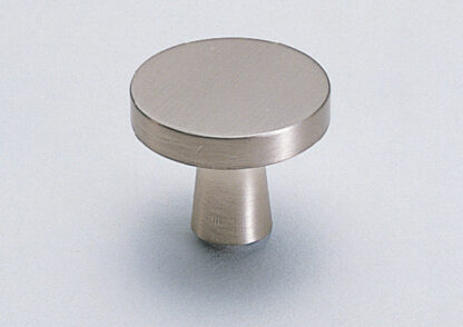 Poignée de bouton de meuble en laiton de haute qualité, finition: nickelé, mat satiné, 30 mm (1,2 ») TS-30. Poignée en laiton pour tiroir, porte de meubles, armoire de cuisine, armoire de bureau et bien plus encore, par Sugatsune / LAMP® (Japon) – Image 3