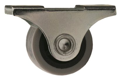 4 roulettes de meubles, en polyuréthane robuste, surface : gris, 32 mm (1,3 »), 08.06.042. Ensemble de rouleaux pour commode sous le lit, coffre à jouets, boîte, boîte, appareils, meubles et bien plus encore, par SISO Danemark – Image 2