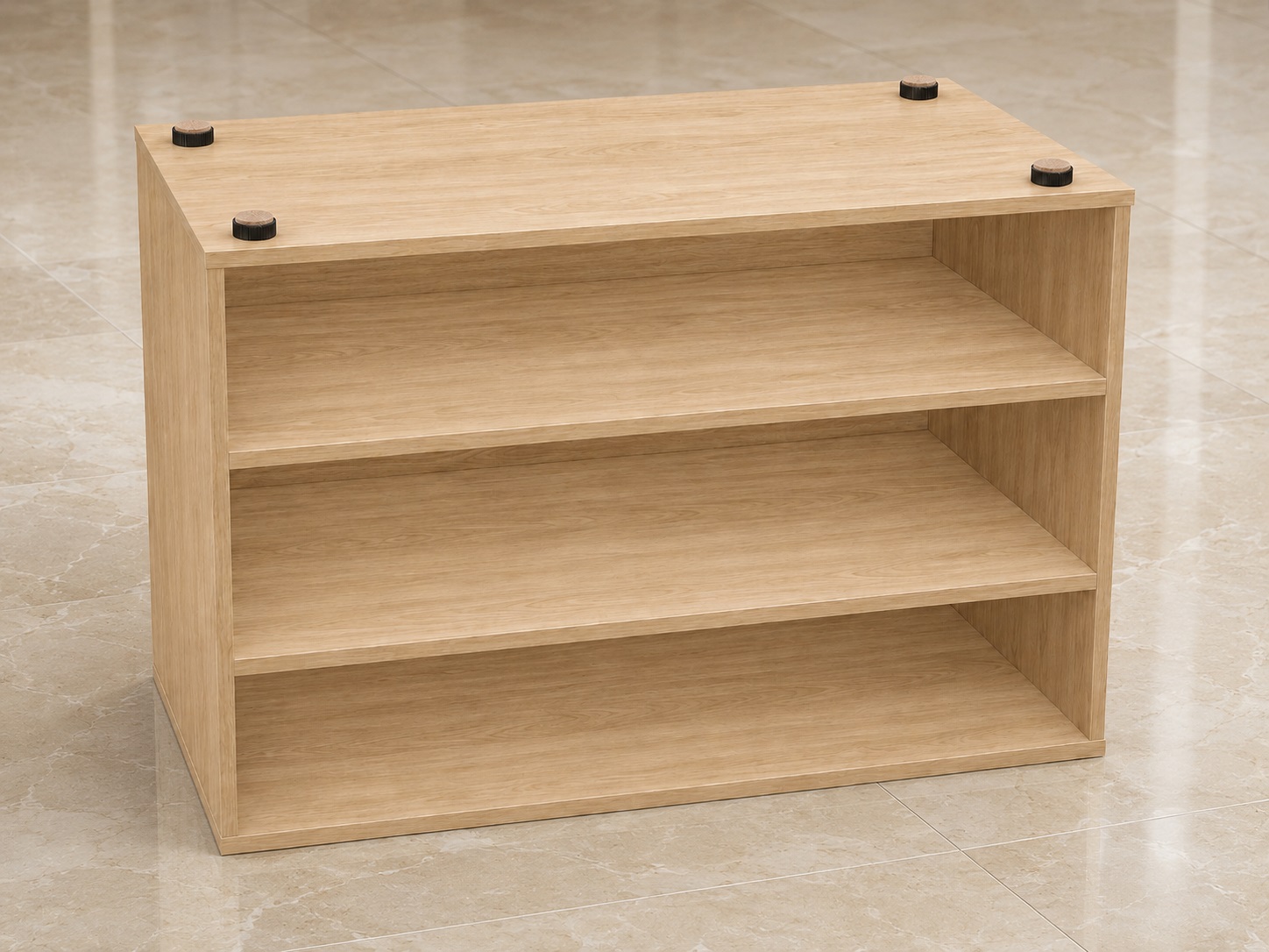 4 pièces de réglage robuste pour meubles, capacité de charge : 600 kg (1323 lbs), surface : noire, ⌀25 mm (63/64"), version : avec tampon feutre, B573-25-BK. Base réglable pour meubles, tables, meubles, pieds de table et bien plus encore, par Kojima (Japon) – Image 6