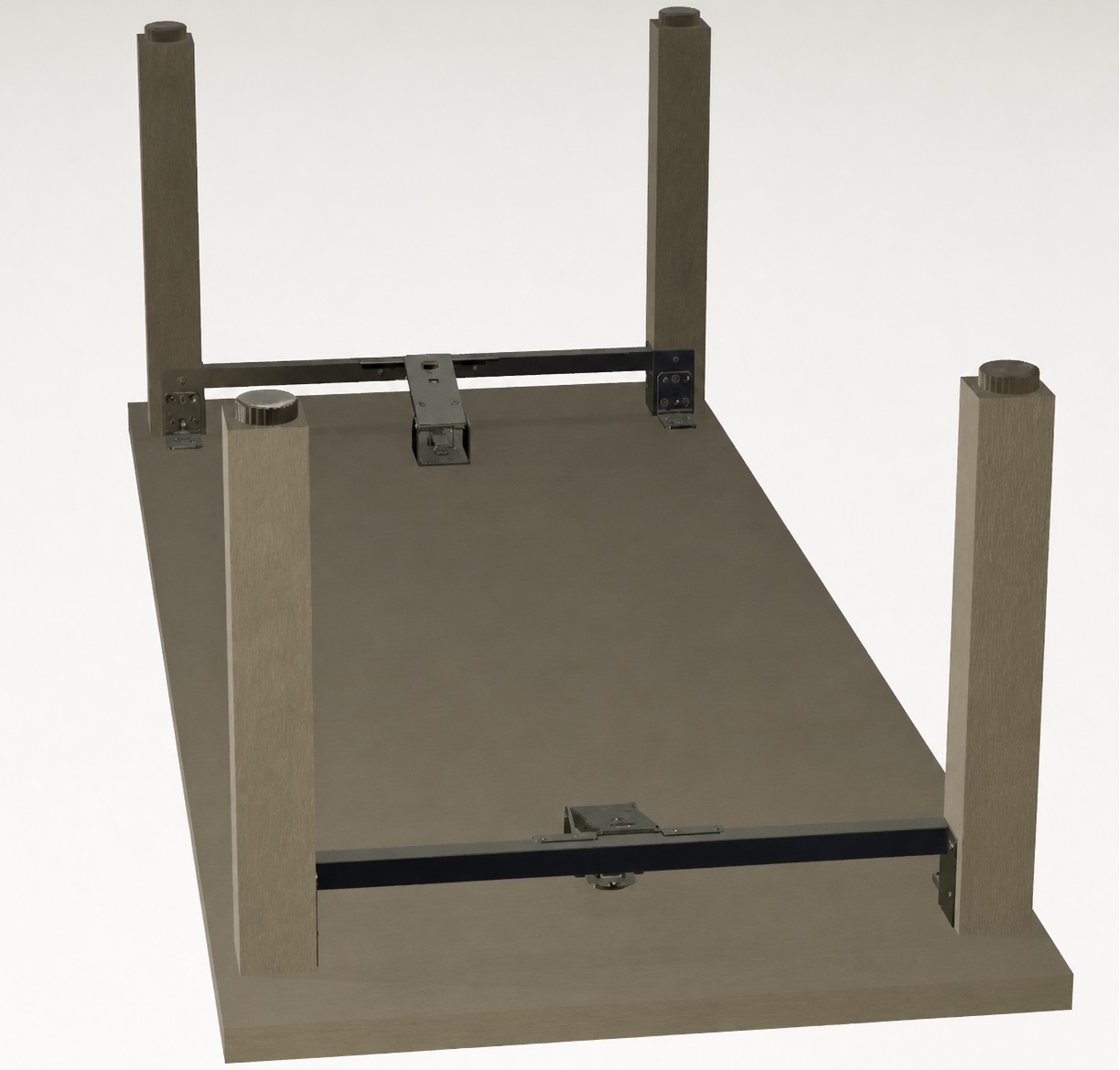 Réglage robuste de meubles 4 pièces, capacité de charge : 400 kg (882 lbs), surface : noire, ⌀19 mm (3/4"), version : standard, B571-19-BK. Pied réglable pour pieds de table, pieds de meubles, pieds d’armoire et bien plus encore, par Kojima (Japon) – Image 5