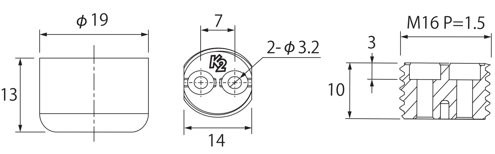 4 pièces de réglage robuste pour meubles, capacité de charge : 400 kg (882 lbs), surface : blanche, ⌀19 mm (3/4"), version : standard, B571-19-WH. Pied réglable pour pieds de table, pieds de meubles, pieds d’armoire et bien plus encore, par Kojima (Japon) – Image 2