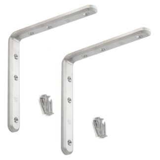 Support de montage robuste 2 pièces résistant à la corrosion, en acier inoxydable massif, capacité de charge : 28 kg, surface : satiné mat, 180 mm (7,1"), XL-SA01-180S.
Supports d’étagère pour étagères et bien plus encore, par Sugatsune / LAMP® (Japon)