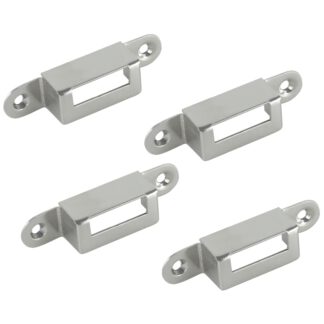 Boîte de verrouillage pratique en 4 pièces, en acier, surface : nickelée, 63 mm (2-31/64"), 14.01.500-1.