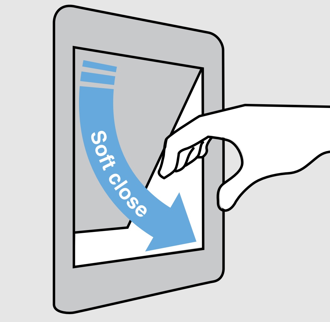 Trappe à ordures rectangulaire de haute qualité pour montage vertical, avec fermeture amortie, en acier inoxydable, surface : satiné mat, 310 mm (12,3 »), AZ-GD310-HL. Trappe à déchets en acier inoxydable, pour la gastronomie et bien plus encore, par – Image 7