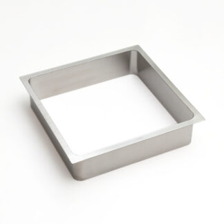 Décharge à ordures rectangulaire de haute qualité, en acier inoxydable, finition : mat satiné, 274 mm (10,8 »), AN-KH028-HL. Déchets en acier inoxydable, pour la gastronomie, l’aménagement de magasins, les salons de beauté, les cabinets médicaux et b