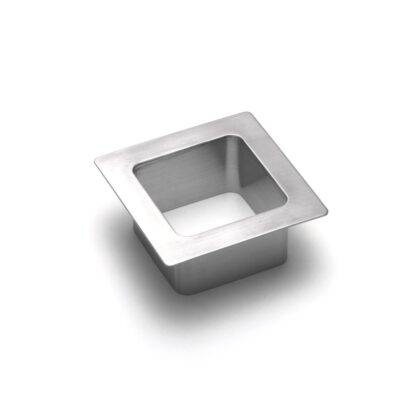 Poubelle rectangulaire de haute qualité, en acier inoxydable, finition : mat satiné, 56 mm (2,3 »), AN-KH005-HL. Jetoir à déchets en acier inoxydable, pour la gastronomie, l’aménagement de magasins, le salon de beauté et bien plus encore, par Sugatsu