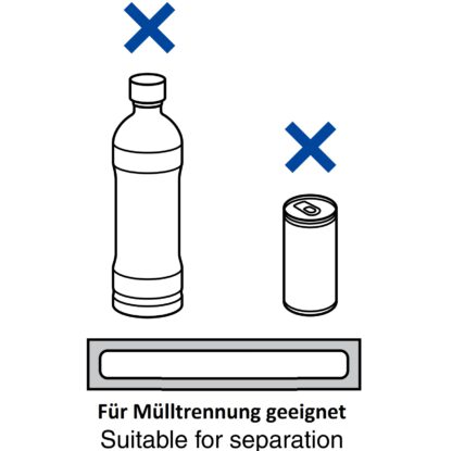 Poubelle rectangulaire de haute qualité, en acier inoxydable, surface : satiné mat, 283 mm (11,2 »), finition : allongée, AN-SH026-HL. Litière de déchets en acier inoxydable, pour la gastronomie, l’aménagement de magasins et bien plus encore, par Sug – Image 4