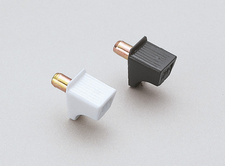 20 supports d’étagères de haute qualité, en polyamide robuste, capacité de charge : 40 kg (89 lbs), surface : blanche, design : plat, SS-323W. Supports d’étagère pour étagères, étagères d’armoires, étagères et bien plus encore, par Sugatsune / LAMP® (Japo – Image 2