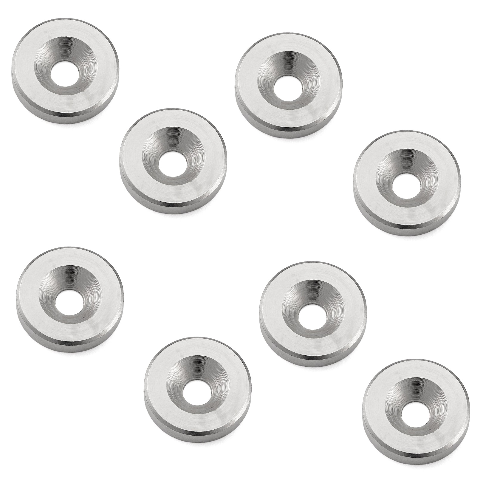 8 pièces de plaque de comptoir magnétique ronde, surface : nickelée, 15 mm (19/32"), W12. Équivalent magnétique pour les loquets magnétiques, la serrure magnétique, la porte d’armoire et bien plus encore, par Sugatsune / LAMP® (Japon)