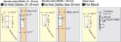 Crochet à ressort rond de haute qualité pour encastrement, surface : chrome foncé, 64 mm (2,6 »), NF-R64-SCR. Crochet pliant rond à fermeture automatique, pour tinyhouse, camping-car, caravane, yacht, train, avion, bus et bien plus encore, par Sugats – Image 4