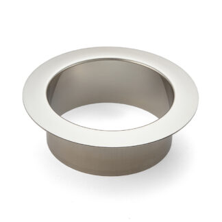 Décharge à ordures ronde de haute qualité, en acier inoxydable, surface : polie brillante, 112 mm (4,5 »), AN-DH008-MR (AN-DH001-MR). Litière de déchets en acier inoxydable, pour la restauration système, l’aménagement de magasins, le salon de beauté 
