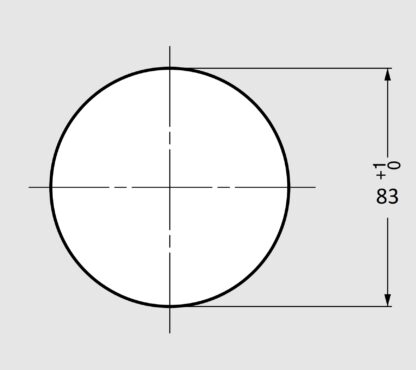 Décharge à ordures ronde de haute qualité, en acier inoxydable, surface : polie brillante, 112 mm (4,5 »), AN-DH008-MR (AN-DH001-MR). Litière de déchets en acier inoxydable, pour la restauration système, l’aménagement de magasins, le salon de beauté  – Image 3