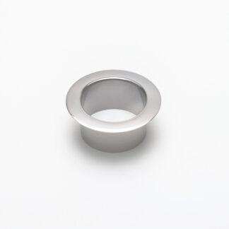 Poubelle ronde de haute qualité, en acier inoxydable, surface : polie brillante, 82 mm (3,3 »), AN-DH005-MR. Jet-déchets en acier inoxydable, pour la restauration système, l’aménagement de magasins, le salon de beauté, le cabinet médical et bien plus