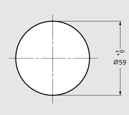Poubelle ronde de haute qualité, en acier inoxydable, surface : polie brillante, 82 mm (3,3 »), AN-DH005-MR. Jet-déchets en acier inoxydable, pour la restauration système, l’aménagement de magasins, le salon de beauté, le cabinet médical et bien plus – Image 3