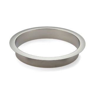 Poubelle ronde de haute qualité, en acier inoxydable, surface : polie brillante, 170 mm (6,7"), finition : plate, AN-LH015-MR. Éjection de déchets en acier inoxydable, pour la restauration de systèmes, l’aménagement de magasins, la restauration et bien pl