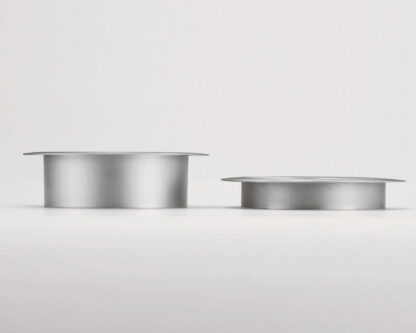 Poubelle ronde de haute qualité, en acier inoxydable, surface : plaqué or 24 carats, 82 mm (3,3 »), AN-DH005-GP. Jet-déchets en acier inoxydable, pour la restauration système, l’aménagement de magasins, le salon de beauté, le cabinet médical et bien – Image 2