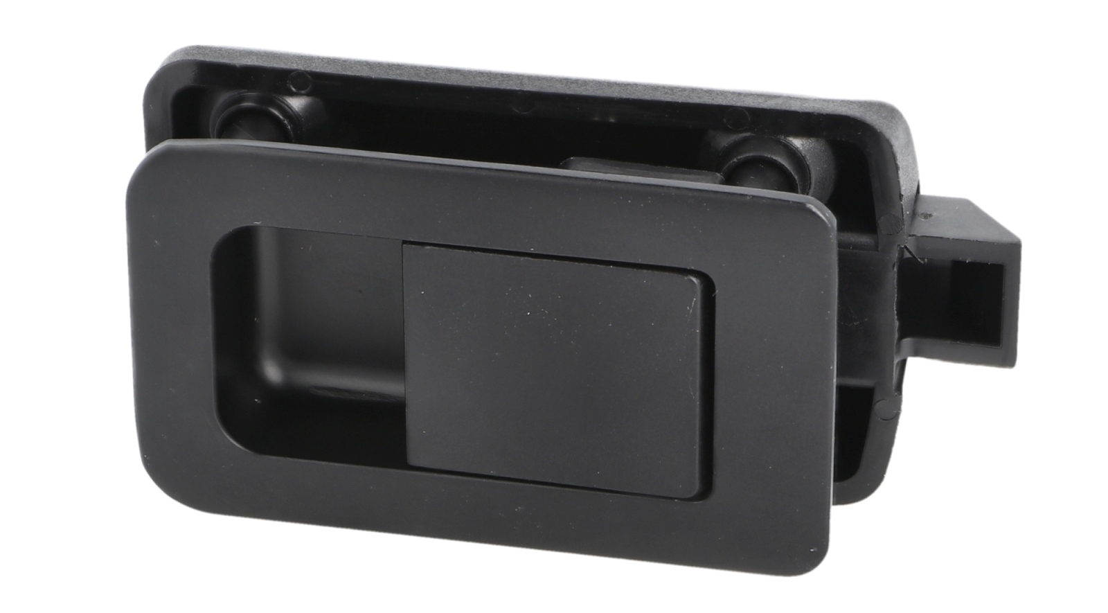 Serrure à pression de haute qualité avec poignée rabattable, en Zamak, surface : noir, 14.03.091-0. Poignée d’entrée solide avec serrure autobloquante pour caravane, yacht, caravane, jet privé, camping-car et bien plus encore, par SISO Denmark – Image 7