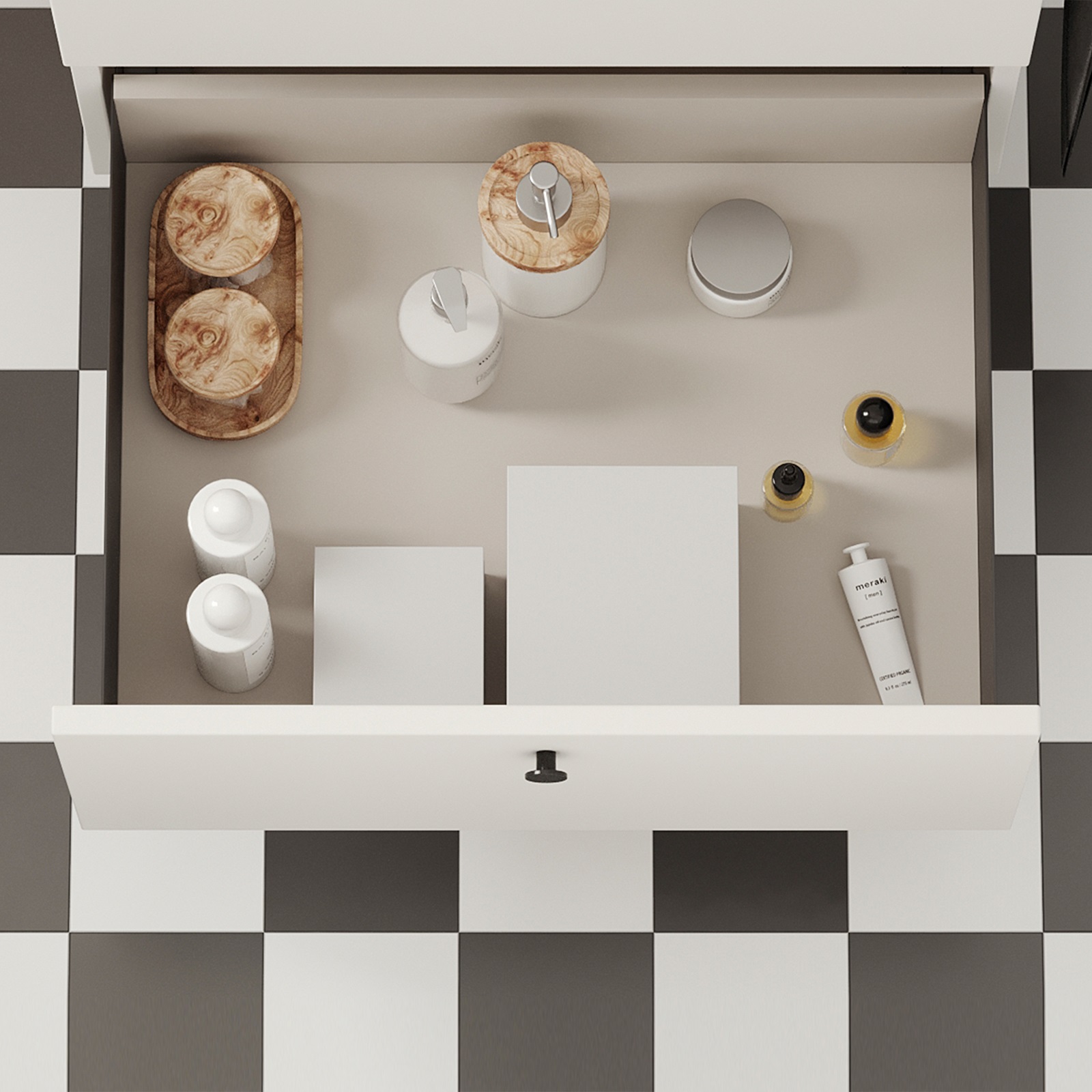 Ensemble de tiroirs, avec cadres extra-fins, hauteur : 88 mm (3-15/32 »), surface : gris anthracite, 440 mm (17-21/64 »), version : extension complète avec fermeture en douceur, 3275335. pour le mobilier de cuisine et bien plus encore, par EMUCA – Image 8