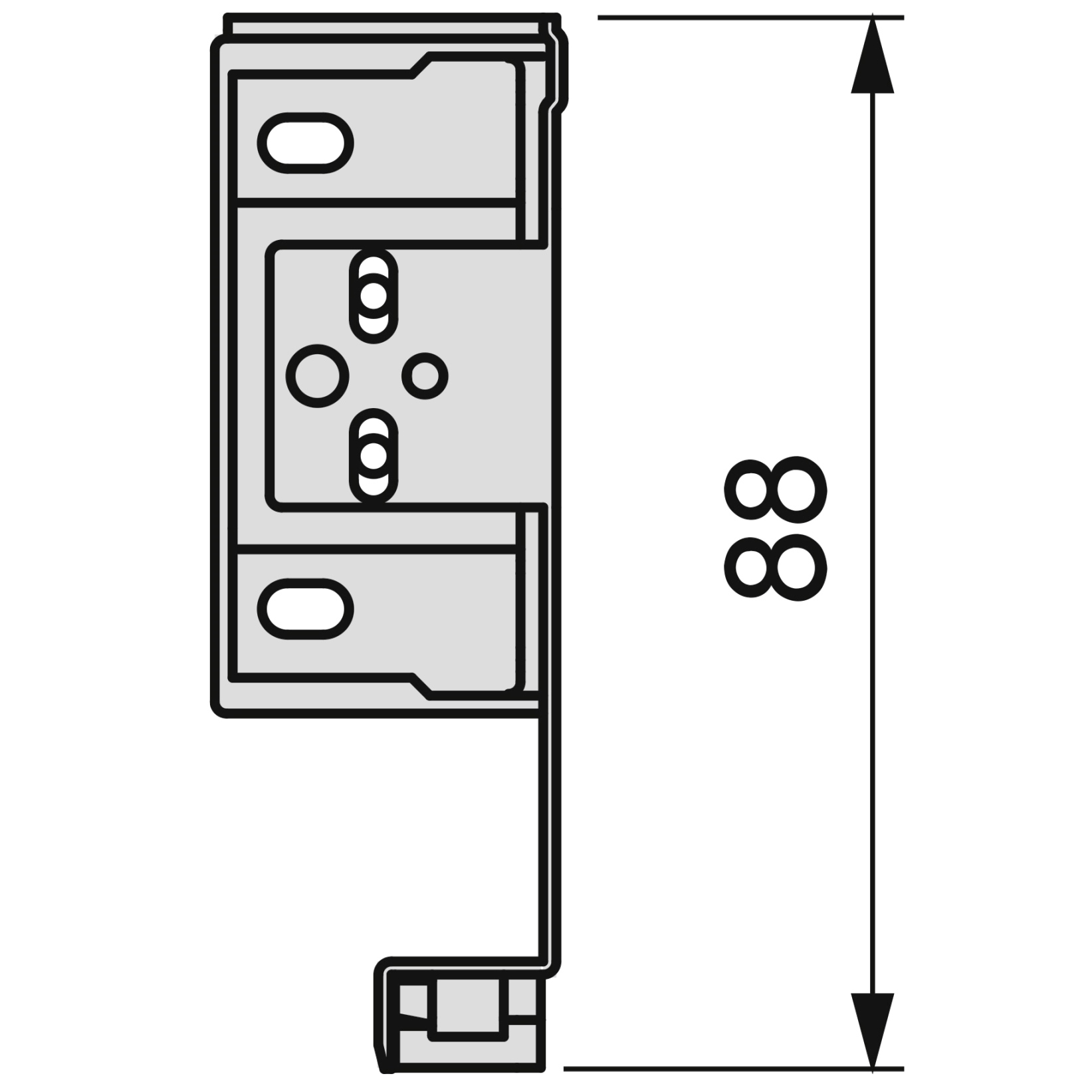 Jeu de tiroirs, avec cadres extra fins, hauteur du cadre 88 mm (3-15/32 »), surface : blanc, 300 mm (11-13/16 »), version : coulissant partiel avec fermeture amortie, 3275012. Jeu de tiroirs pratique pour meubles de cuisine et bien plus encore, par EMUCA – Image 5
