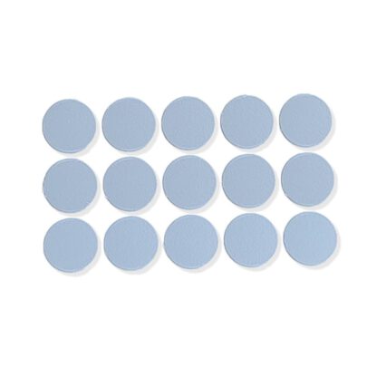 Couvercle de trou de forage autocollant de 15 pièces en plastique, surface: gris, 20 mm (0,8 ») 5136021. Couvercle de trou de vis en plastique pour meubles, armoires, tables, lits, armoires de cuisine et bien plus encore, d’EMUCA