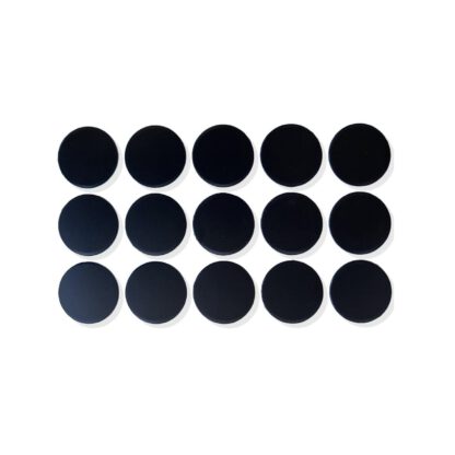 Couvercle de trou de forage autocollant de 15 pièces en plastique, surface: noir, 20 mm (0,8 ») 5136017. Couvercle de trou de vis en plastique pour meubles, armoires, tables, lits, armoires de cuisine et bien plus encore, d’EMUCA