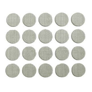 Couvercle de trou de perçage autocollant de 20 pièces en plastique, surface: effet textile, beige, 13 mm (0,6 ») 5128928. Couvercle de trou de vis en plastique pour meubles, armoires, tables, lits, armoires de cuisine et bien plus encore, d’EMUCA