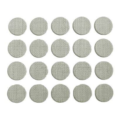 Couvercle de trou de perçage autocollant de 20 pièces en plastique, surface: effet textile, beige, 13 mm (0,6 ») 5128928. Couvercle de trou de vis en plastique pour meubles, armoires, tables, lits, armoires de cuisine et bien plus encore, d’EMUCA