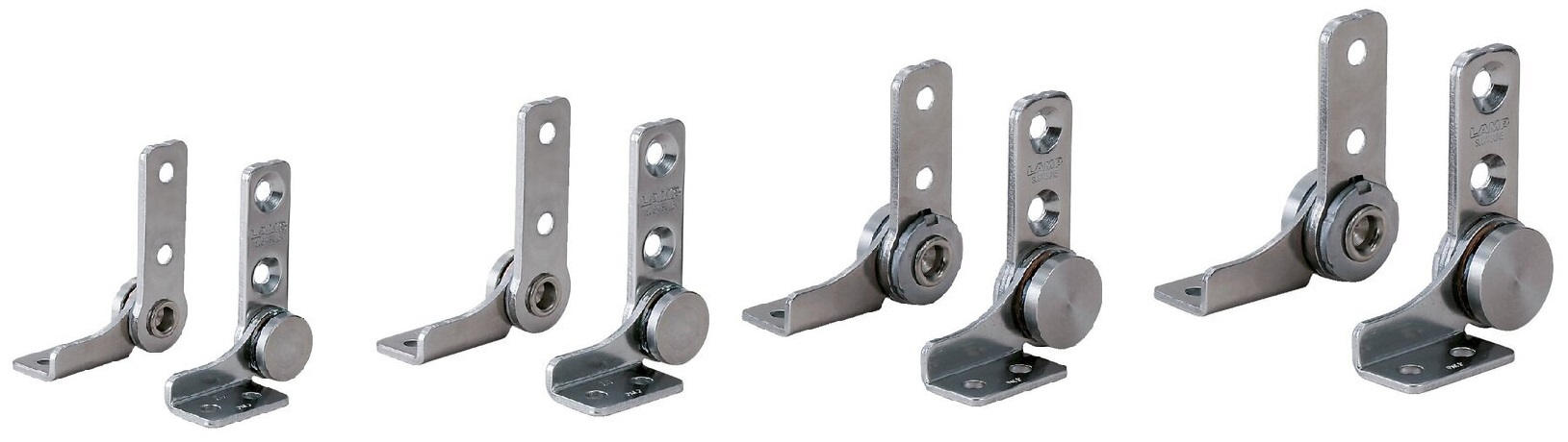 Ensemble de 2 charnières à friction (gauche + droite), couple : 6 N·m, HG-TB30. 2 charnières à friction de haute qualité pour couvercles d’appareils, rabats de meubles, boîtiers de moniteurs et bien plus encore, par Sugatsune / LAMP® (Japon) – Image 5