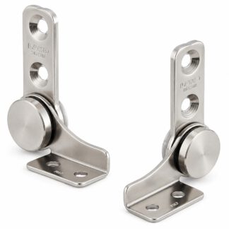 Ensemble de 2 charnières à friction (gauche + droite), couple : 9 N·m, HG-TB45. 2 charnières à friction de haute qualité pour couvercles d’appareils, rabats de meubles, boîtiers de moniteurs et bien plus encore, par Sugatsune / LAMP® (Japon)
