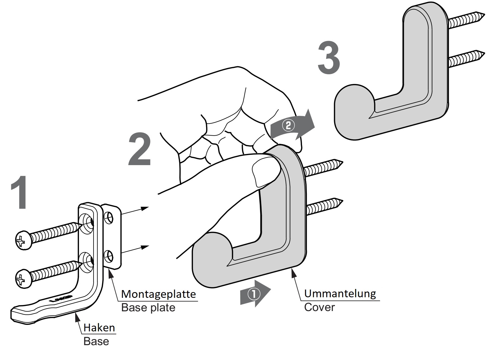 Crochet en silicone de haute qualité pour montage mural, en acier inoxydable massif, capacité de charge : 10 kg, surface : vert pastel, PXB-GR05-111-LGN. Crochets en caoutchouc pour le jardin d’enfants, l’école, l’hôpital et bien plus encore, par Sugatsun – Image 3
