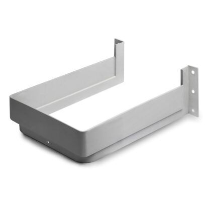 Découpe de siphon de haute qualité, en plastique, surface : gris, 3011921. Protection de siphon rectangulaire pour meuble sous-vasque, meuble de cuisine, meuble de salle de bain, siphon, drain et bien plus encore, par EMUCA