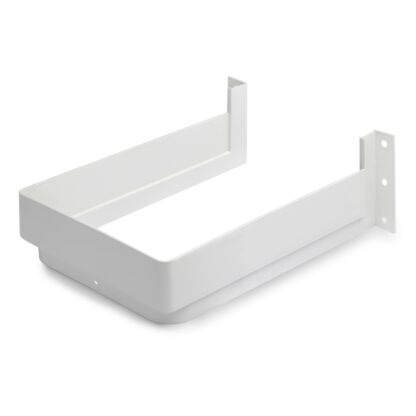 Découpe de siphon de haute qualité, en plastique, surface : blanc, 3011915. Protection de siphon rectangulaire pour meuble sous-vasque, meuble de cuisine, meuble de salle de bain, siphon, drain et bien plus encore, par EMUCA