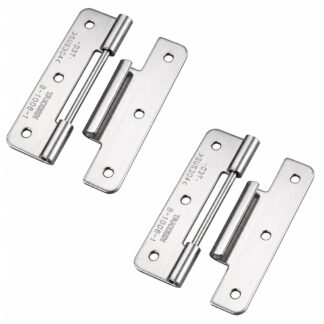 2 pièces de charnière enfichable de haute qualité, B-1006-1, hauteur : 64 mm, de TAKIGEN, capacité de charge : 8 kg (18 lbs). Image du produit