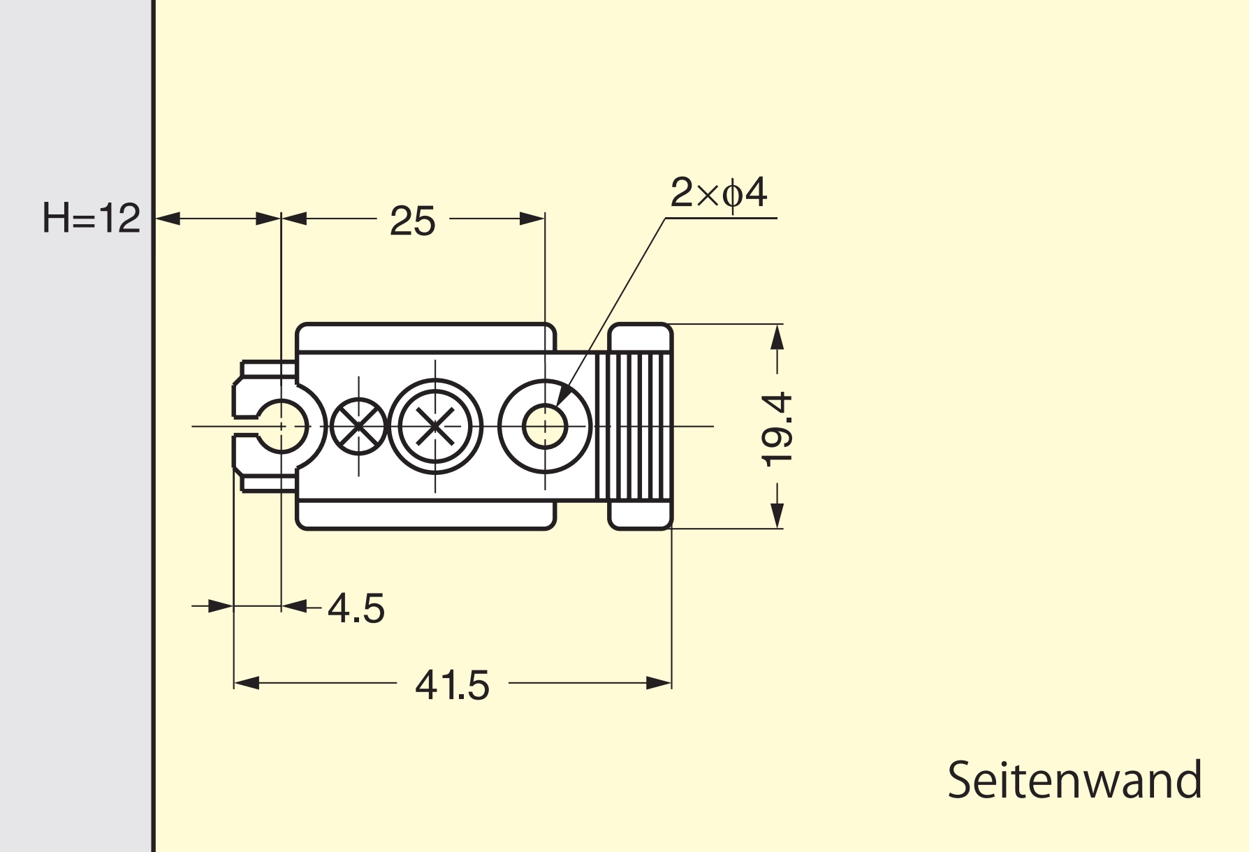 2 bandes de pot en acier inoxydable, incl. Plaques de montage en acier inoxydable de SUGATSUNE / Lamp (Japon). Appui : 9 mm – Image 5