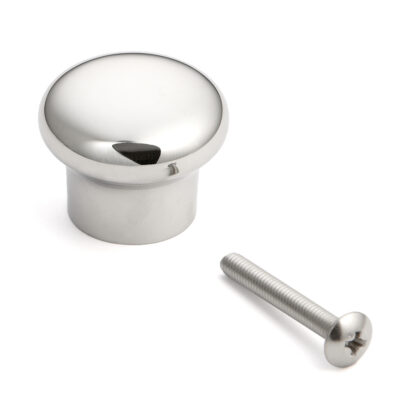 Superleichter Edelstahl-Möbelknopf SUS304 von Sugatsune, RSS-30M (23 mm), glänzend poliert. Produktbild