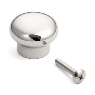 Bouton de meuble en acier inoxydable super léger SUS304, 27 mm (1.1 ») RSS-38M. Bouton de meuble exclusif en acier inoxydable super léger en acier inoxydable V2A, poli brillant, pour avion privé, camping-car, bateau, environnement humide, par Sugatsu