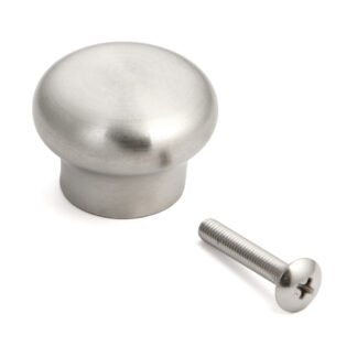 Bouton de meuble en acier inoxydable super léger SUS304, 27 mm (1.1 ») RSS-38S. Bouton de meuble exclusif en acier inoxydable super léger en acier inoxydable V2A, satin mat, pour avion privé, camping-car, bateau, environnement humide, par Sugatsune /