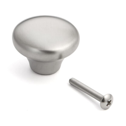 Bouton de meuble en acier inoxydable super léger SUS304, RS-38S de 38 mm (1,5 pouce). Bouton de meuble exclusif en acier inoxydable super léger en acier inoxydable V2A, satin mat, pour avion privé, camping-car, bateau, environnement humide de Sugatsune /