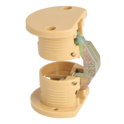Charnière de table encastrée 2 pièces, 180°, en nylon robuste, surface : beige, 35 mm (1,4 »), 15.80.200-1. – Image 5