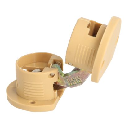Charnière de table encastrée 2 pièces, 180°, en nylon robuste, surface : beige, 35 mm (1,4 »), 15.80.200-1. – Image 6