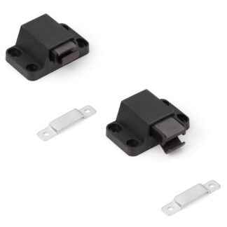 2 pièces de loquet à ressort Mini-Latch loquet à pression pour portes sans poignée, non magnétique PR-21P de SUGATSUNE / Lamp (Japon)