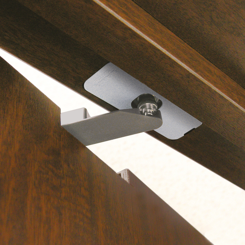 Amortisseur invisible pour portes intérieures affleurantes jusqu'à 100 kg. Système de fermeture en douceur pour portes en bois LDD-V100 de Sugatsune / LAMP® (Japon) – Image 3